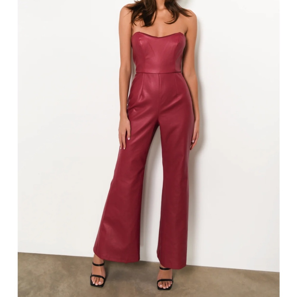 Hutch Faux Leather Jumpsuit